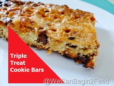 Triple Treat Cookie Bars