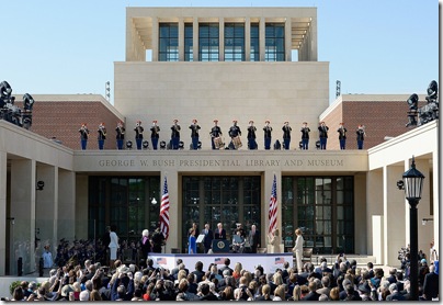 Bush 43 Library opens