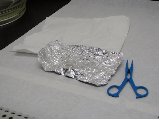 A sample of evidence that contains fingerprints. (Photo credit: Jeremy Shreckhise)