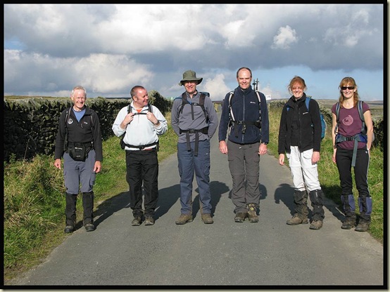 Descending Moor Lane to Grassington