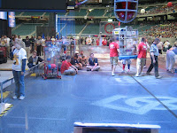 Our alliance queuing up on the finals field