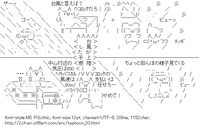 [AA]Typhoon Presentiment