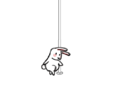Pole Dancing Bunny resized from s1203h on tumbler
