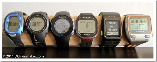 Polar RCX5 & Garmin Comparison, plus Nike+ GPS