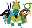 Three Egyptian Gods Only