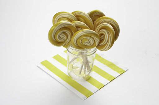 These big playful lollipops (in the sale) can be put individually on place settings or placed in ball jars on the candy buffet. The striped paper napkins are in the sale too. These big playful lollipops (in the sale) can be put individually on place settings or placed in ball jars on the candy buffet. The striped paper napkins are in the sale too.