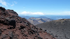 Am Gipfel des Mt. Ngauruhoe (2287 m); Tongariro Northern Circuit, Tag 1.