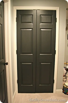 black interior doors