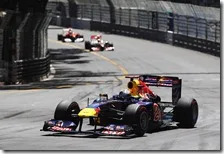 Vettel al volante della Red Bull nel gran premio di Monaco 2011