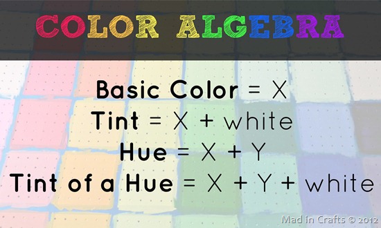 How to Mix Hues and Tints