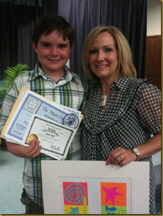 Zachary's Award Day 2011