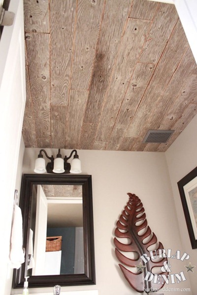 DIY Plywood Ceiling