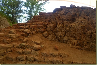 Troy mud brick reconstruction Troy II city wall