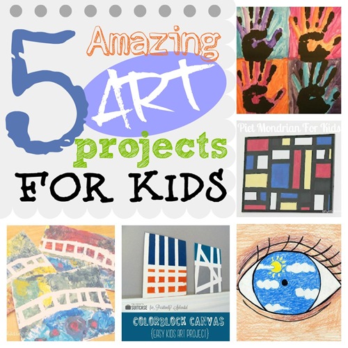 5 Amazing Art Projects for Kids @ ucreatewithkids.com