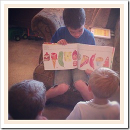 Brett reading