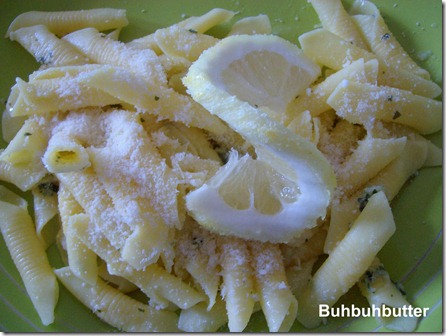 Garganelli al limone