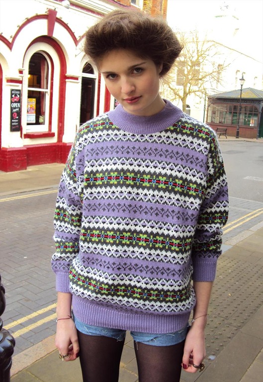 Vintage 80s Jumper, £24, Madam Popoff Vintage