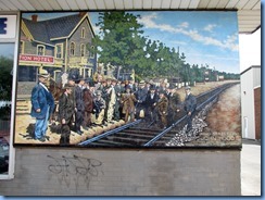 8346 Division St - Welland - mural #9 Three Historical Scenes