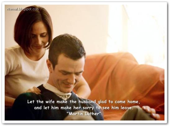 A wife is the joy of a man's heart