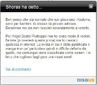 Commento su disqus