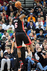 lebron james nba 111230 mia at min 03 King James Home and Away Nike LeBron 9 Shoes in Action