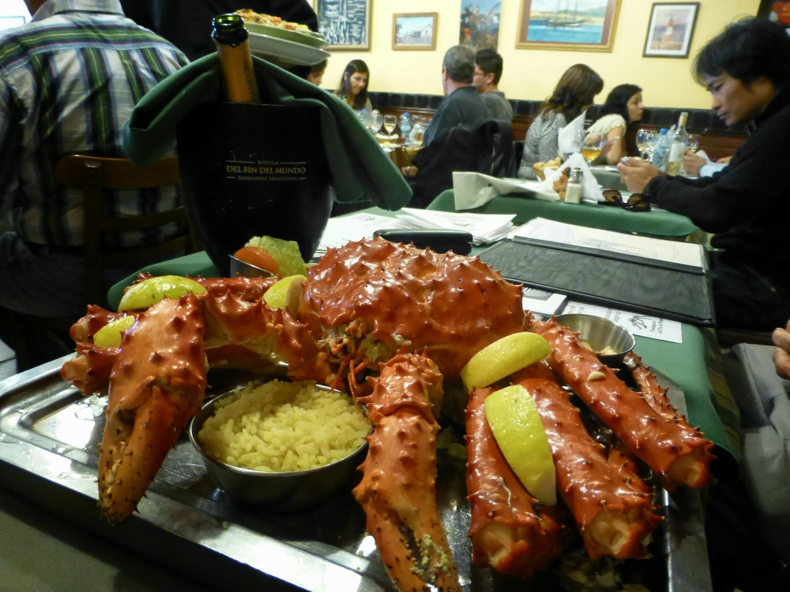 As Ali sees it Photo upload Eating King crab in Ushuaia