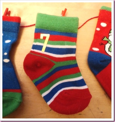 Advent Sock Calendar 4