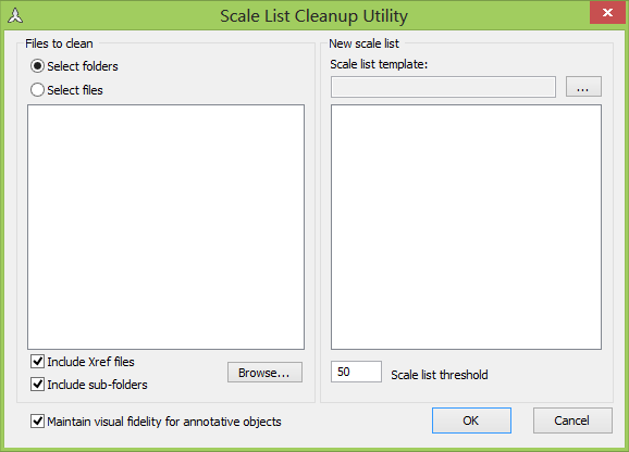 Scale List Cleanup Utility