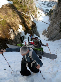 Malo vislje u kanjonu, pogled unazad - bas bi se to sve fino dalo odskijati, steta za onaj kopneni skok