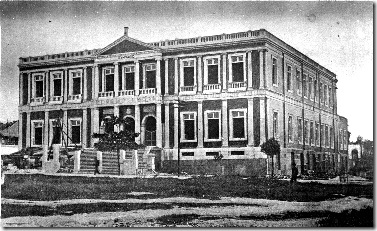 Construção do Ginasyo Dom Pedro II<br />Fonte: Carmélia Esteves de Castro<br />Coleção: Jorge Herrán