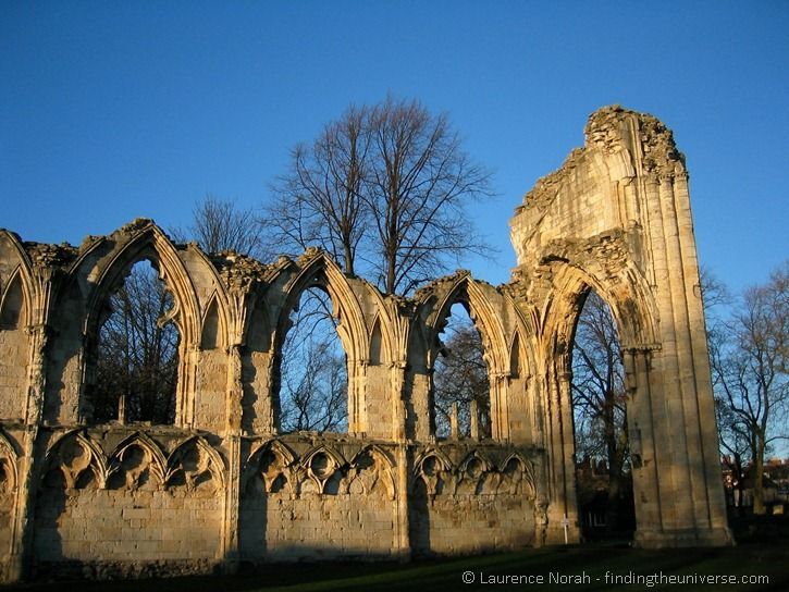 York St Marys Abbey ruin church monastery York St Marys Abbey ruin church monastery