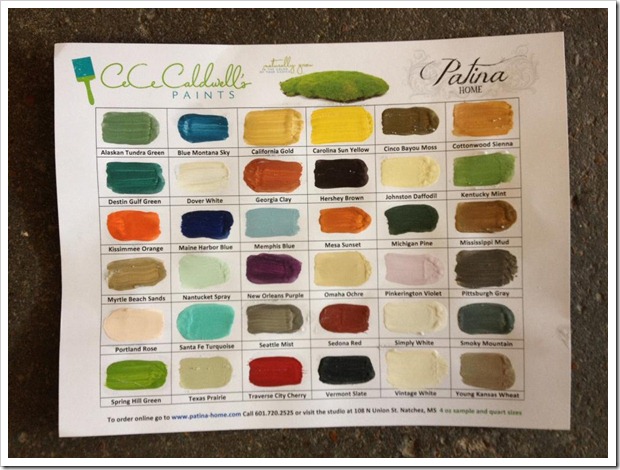 cece caldwell paint chart