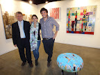 Aldo de Sousa en el espacio de su galeria y Rubbers. Foto Mirabaires