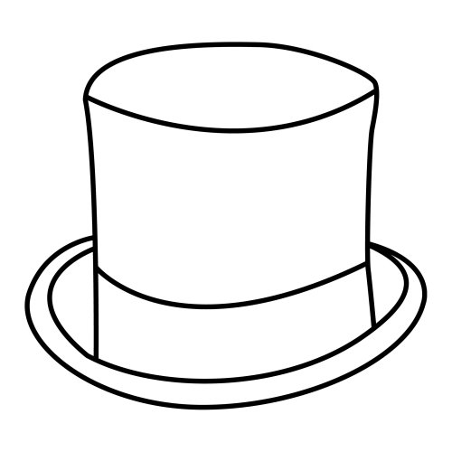 Sombrero en dibujo - Imagui