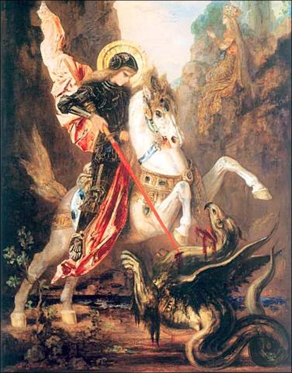 Gustave Moreau, St Geoges et le dragon Gustave Moreau, St Geoges et le dragon