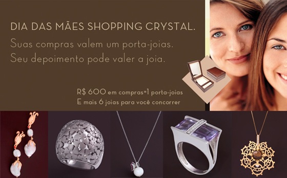 Promoção Dia das Mães no Shopping Crystal. Dia-das-Mães-Crystal-shopping_joias