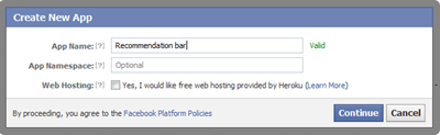 Facebook recomendation bar Screenshots Facebook recomendation bar Screenshots