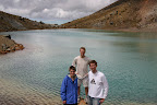 Lana, Gus, and I at the Emerald Lakes
