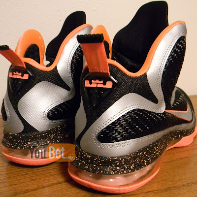nike lebron 9 gr silver black orange 2 06 New Pics: Upcoming Nike LeBron 9 Mango Slated for March 2nd