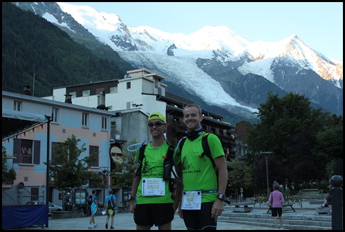 Johann et David devant le Mont Blanc