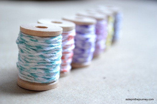 How to make your own bakers twine at A Step in the Journey