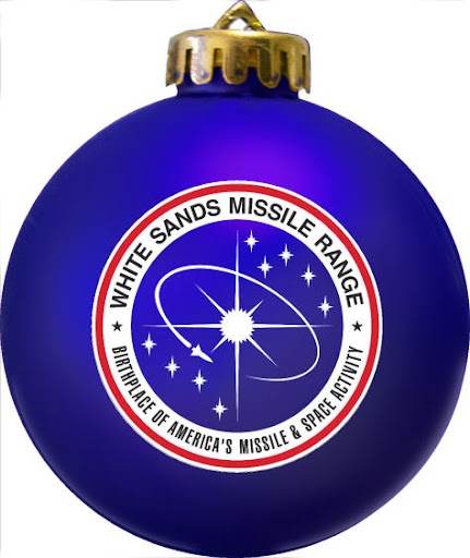 White Sands Missile Range Christmas Ornament designed and printed for a customer www.fundraisingornaments.com