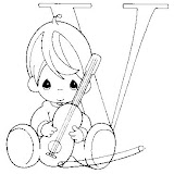 LA LETRA V PARA PINTAR