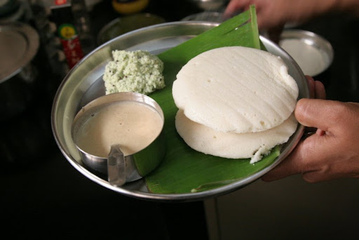 4. Some of Gayathri's amazing breakfast food--- idly!