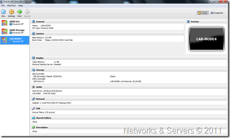 VirtualBox Options VirtualBox Options