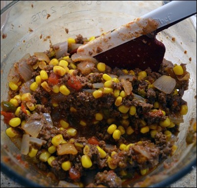 beef corn and salsa