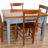 Milk-Painted Dining Table