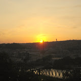 The sunset from the Vysehrad wall