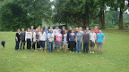 group photo with 3 generations of president in the centre<br />
Jennie, Sarah, Mim