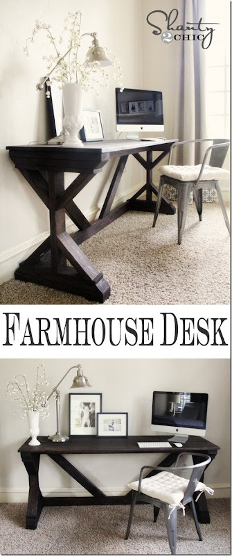 farmhouse desk diy